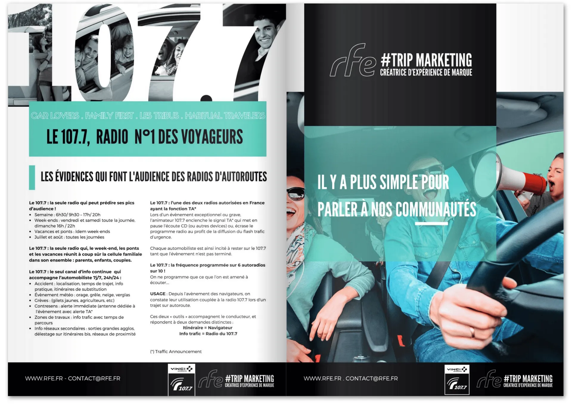 Exemple de page chiffrée du dossier Régies pub