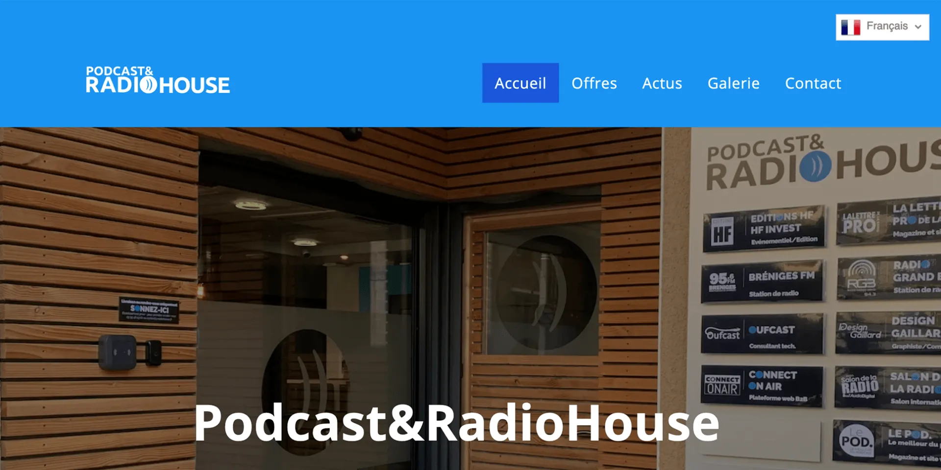 Site de la Podcast & Radio House